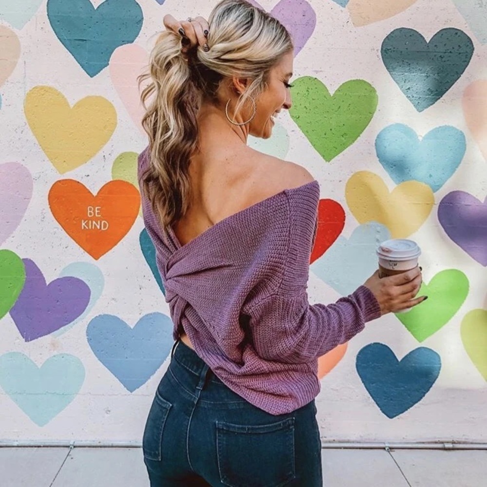Pink Lily Sweater